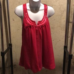 Pink jeweled tank